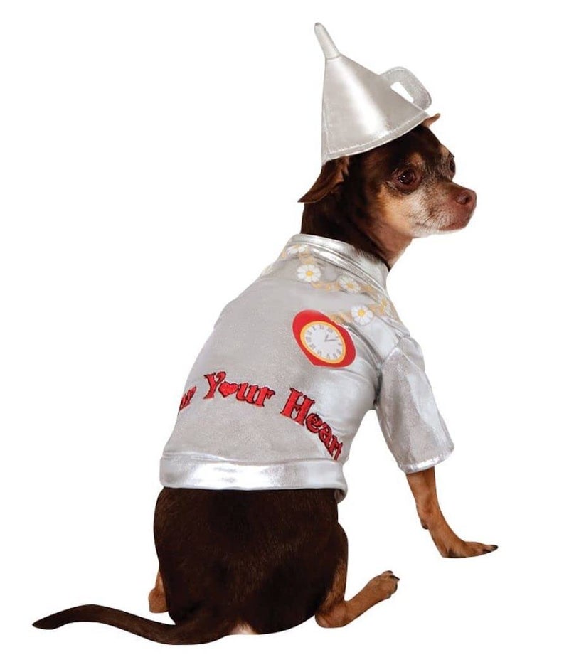 Rubies The Wizard of Oz: Tin Man Pet Costume for for Dogs or Cats by Rubies, XL - Image 1
